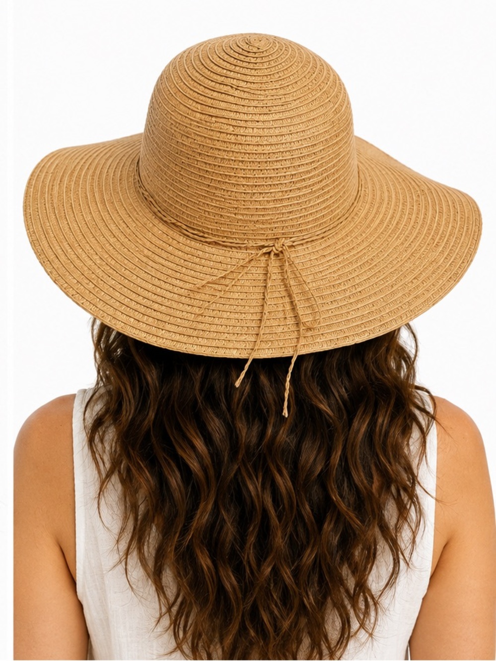 Collection XIIX 100% paper straw sun hat spot-clean cottage natural love story